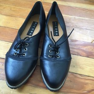 Vegan leather flats